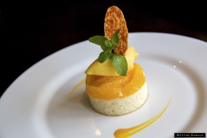 Restaurant-Villa-Corse-Rive-gauche-Silencio-fiadone-sorbet clementine